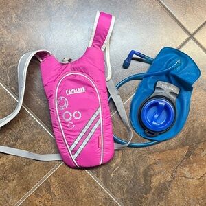 CamelBak Kids Pink and Blue Hydration Pack
